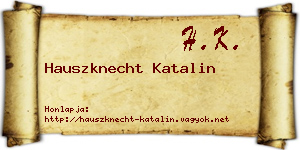 Hauszknecht Katalin névjegykártya